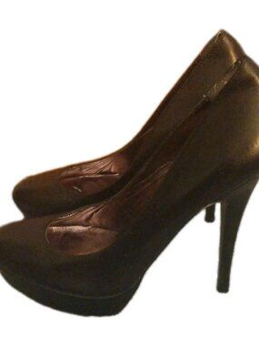 Charles David Rockstar Pumps Stiletto Platform High Heels Black Size 9